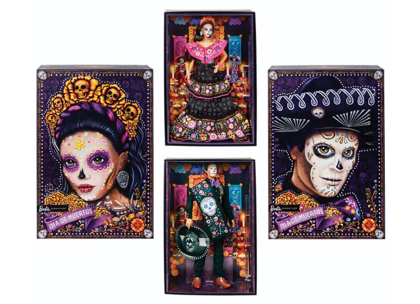 Barbie® Dia De Muertos Barbie and Ken Dolls