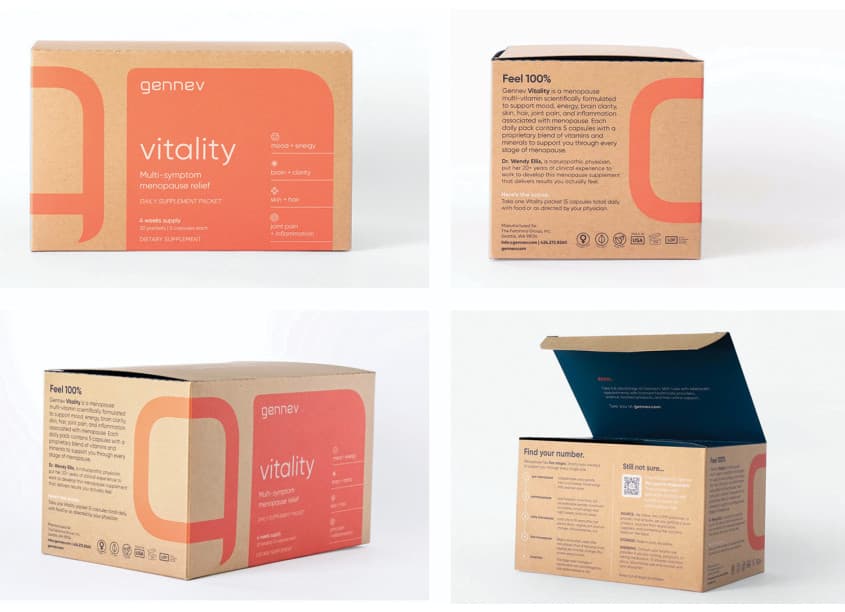 Gennev Vitality Packaging