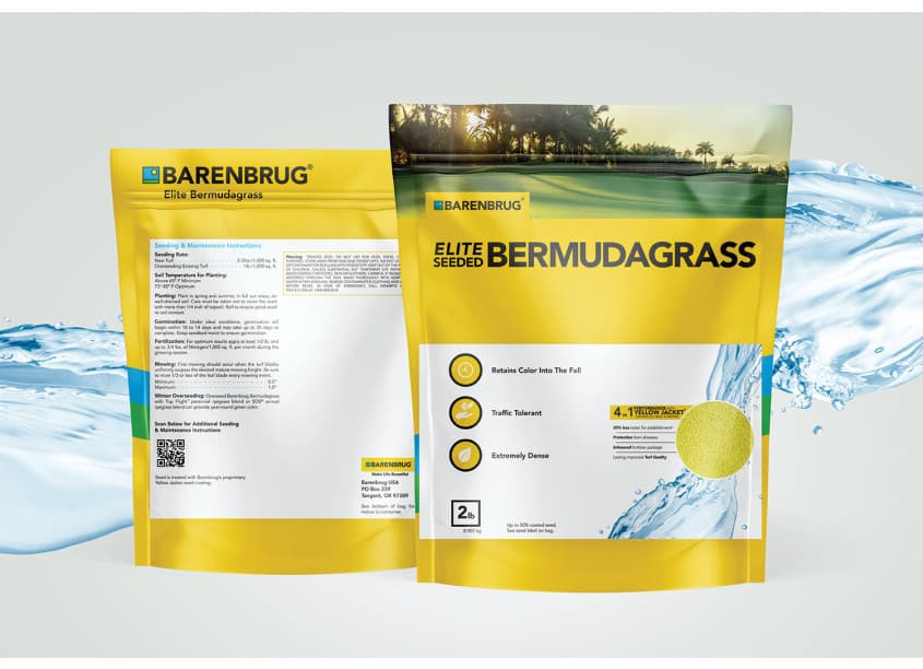 Elite Seeded Bermudagrass Packaging