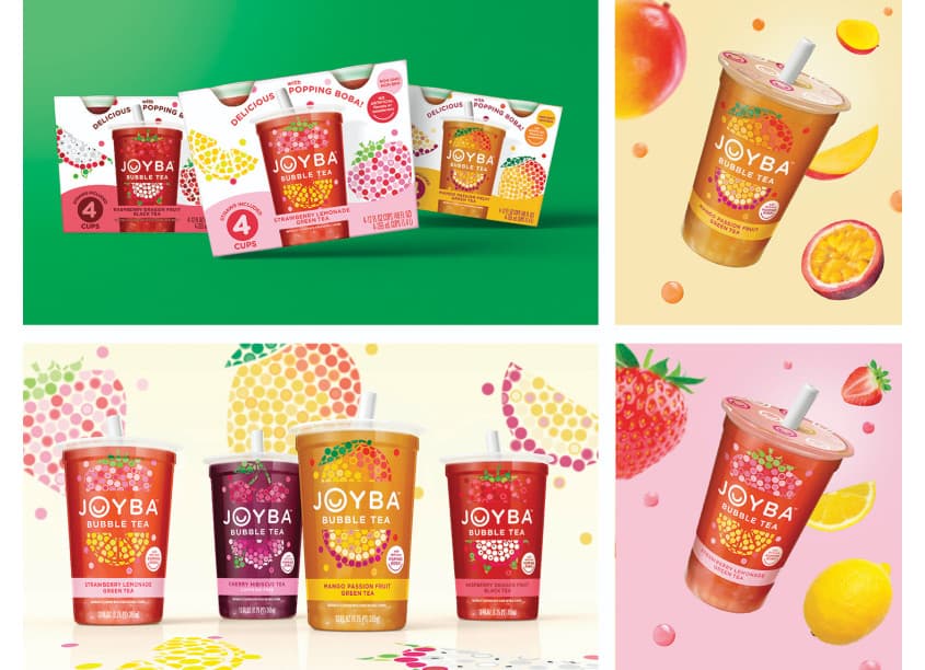 Joyba Bubble Tea Package Design