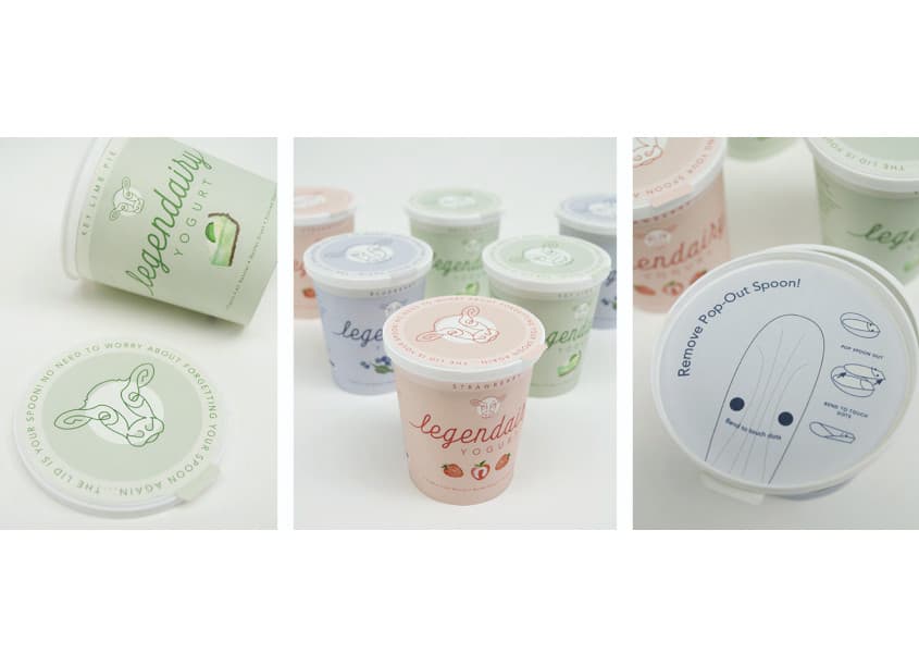 Legendairy Yogurt Package Design