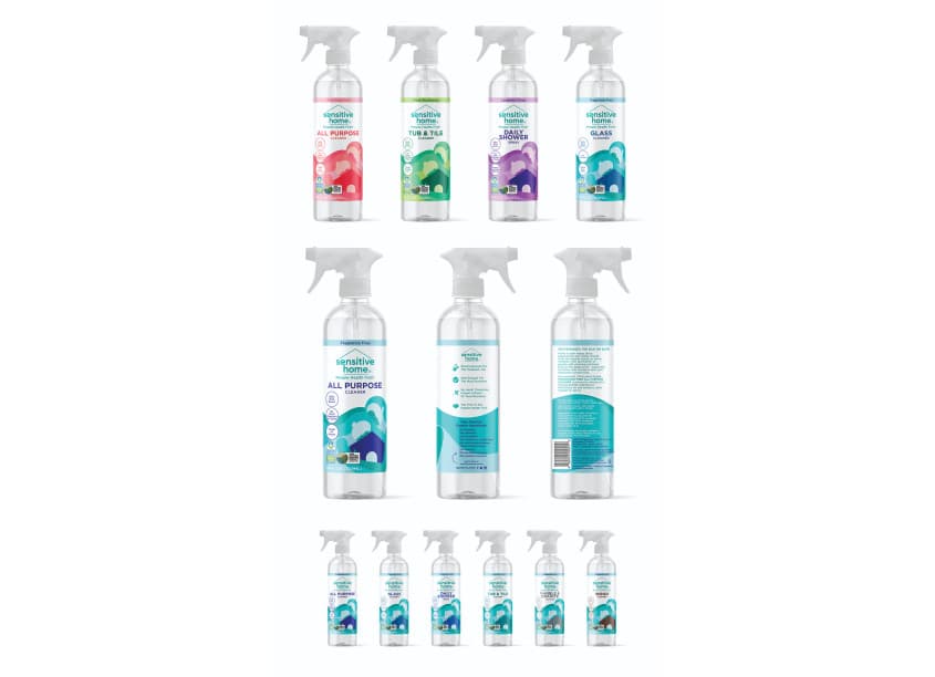Sensitive Home Cleaning Range Redesign