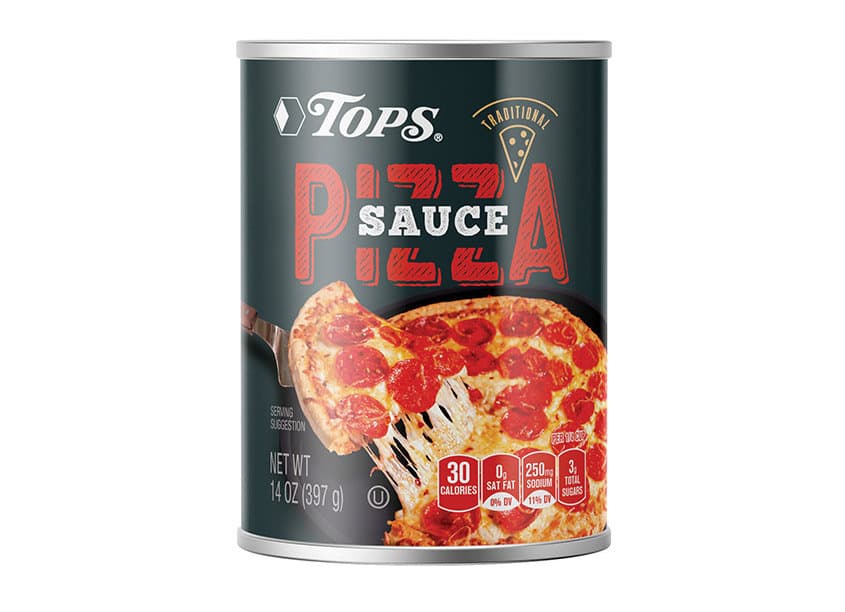 Tops Pizza Sauce Packaging