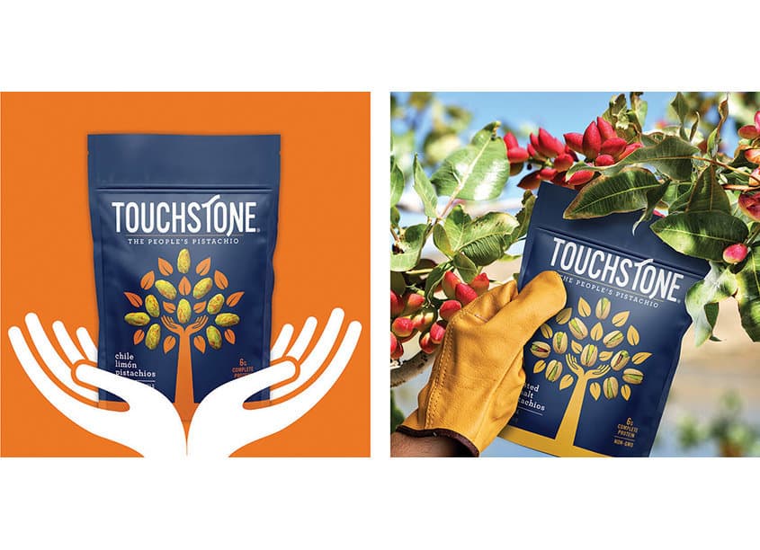 Touchstone Pistachios Package Redesign