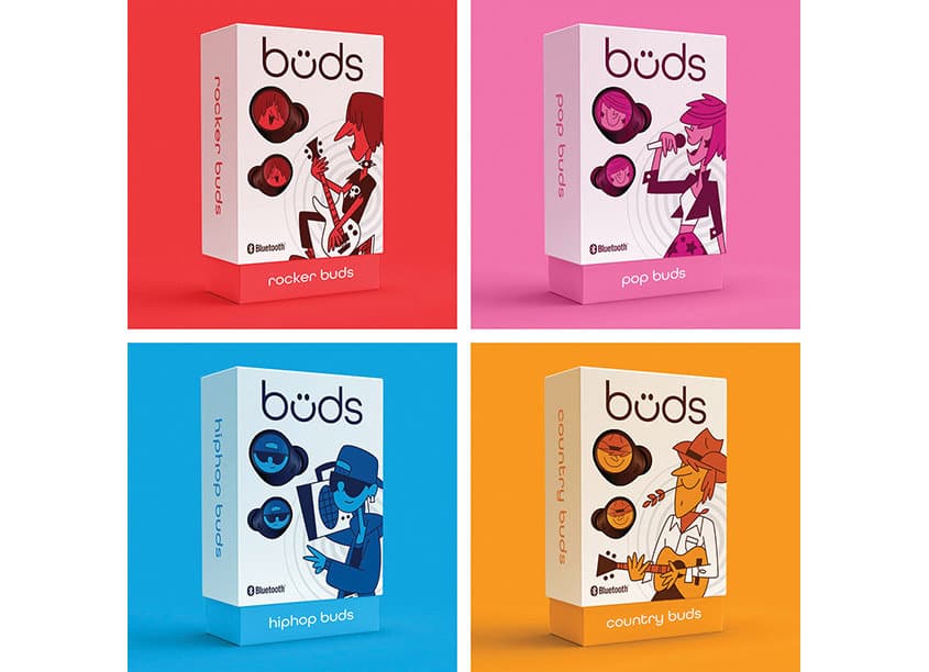 Buds Ear Buds Packaging