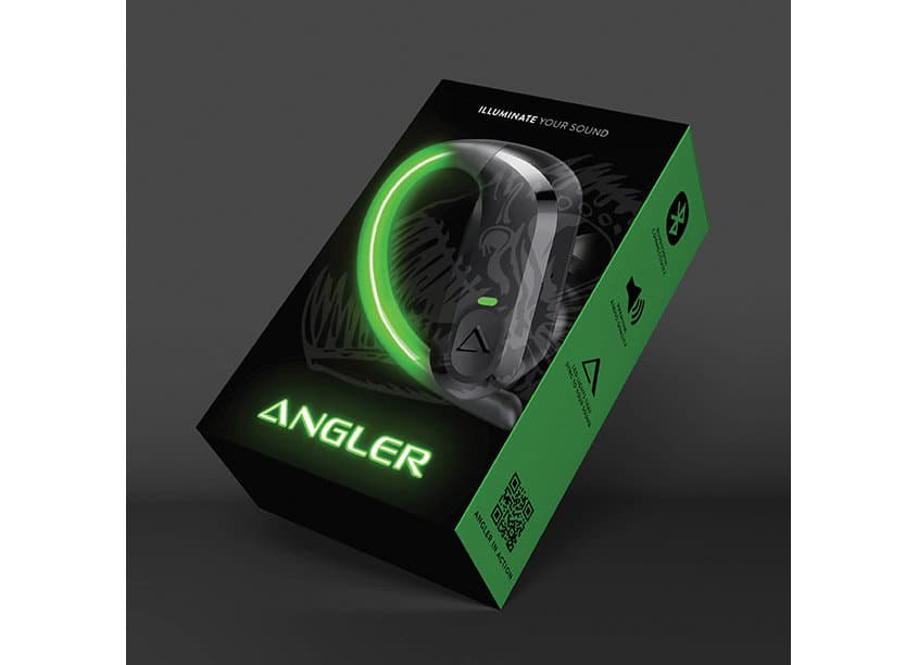 Angler Ear Buds Packaging