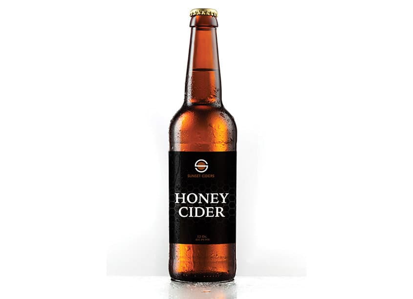 Sunset Ciders Honey Cider.