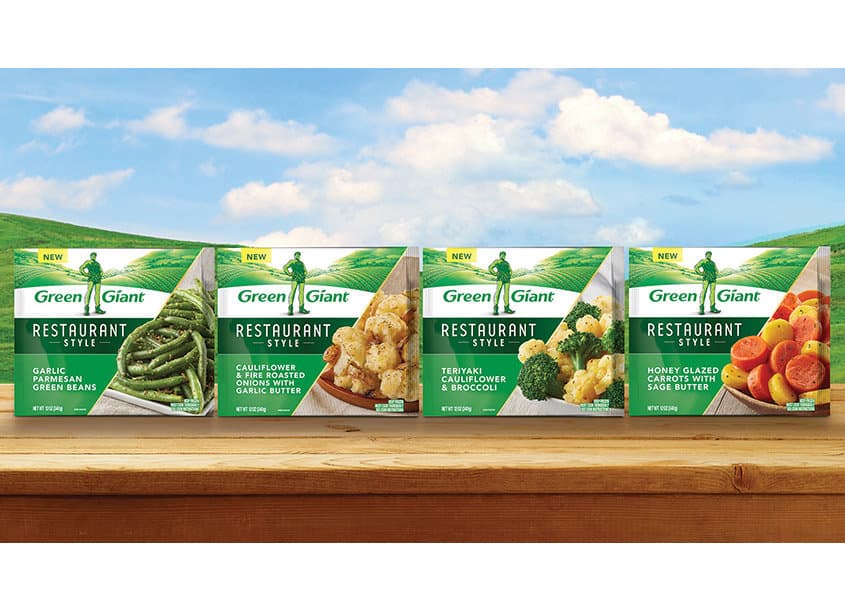 Green Giant Restaurant Style Packaging