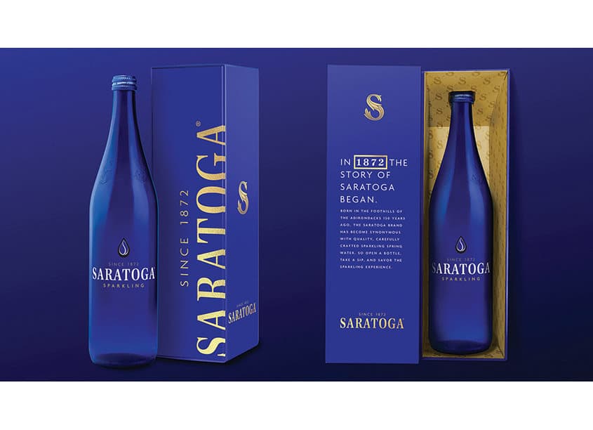 Saratoga Spring Water Gift Packaging