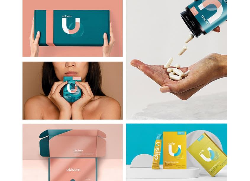 Upspring Health Supplement Packaging Design