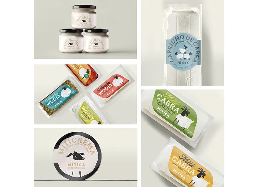 Mitica Cheese Packaging Design