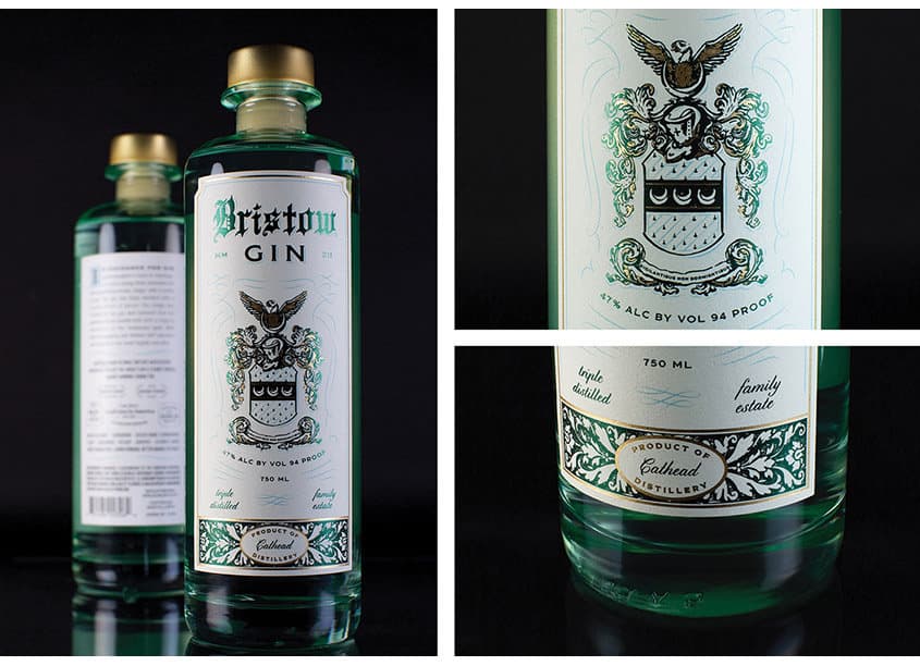 Bristow Gin Package Design