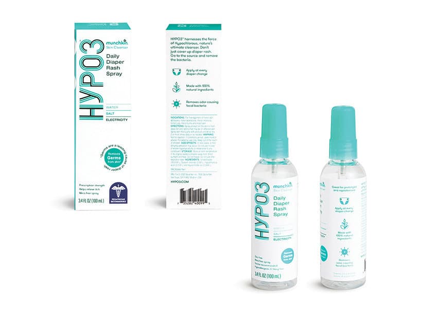 Daily Diaper Rash Spray Packaging