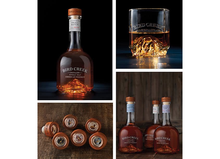 Bird Creek Distillery Package Design