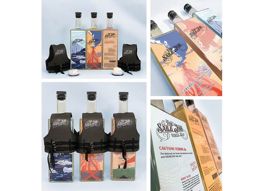 Saile Joie Beverage Package Design