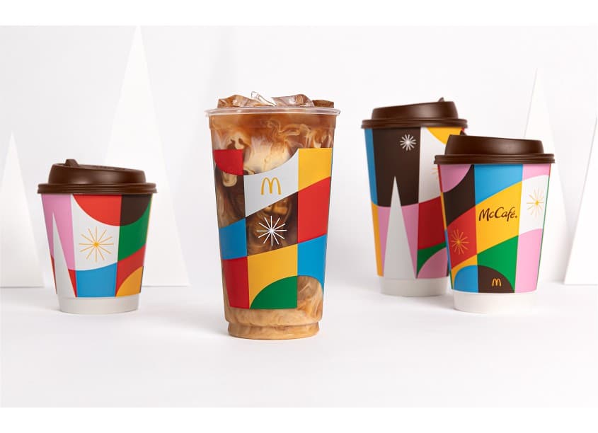 2023 McCafé Holiday Cups