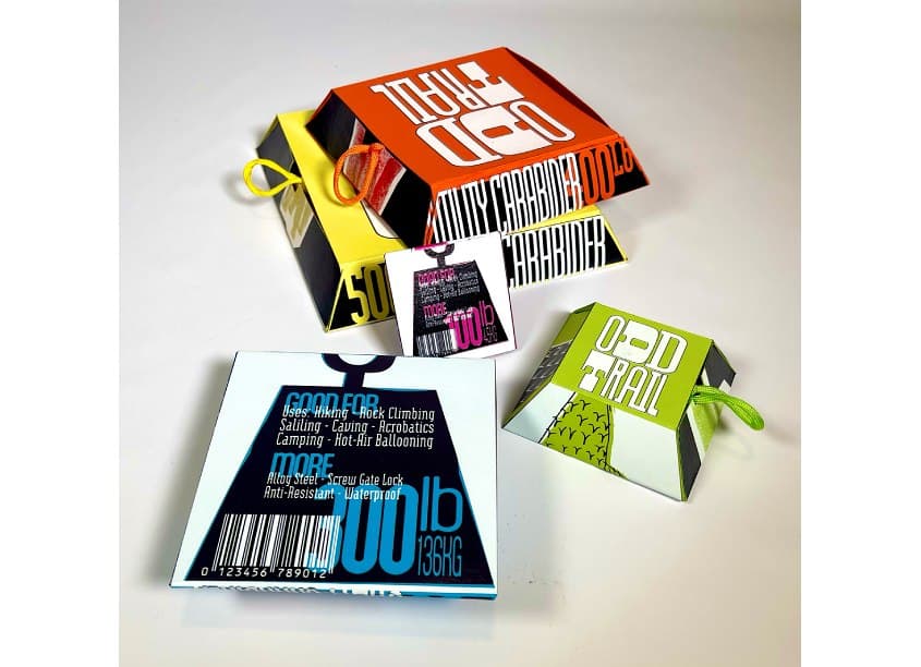 Odd Trail Carabiner Packaging