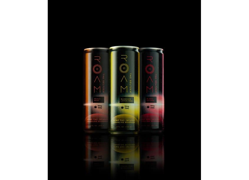 Roam THC Seltzer New Packaging
