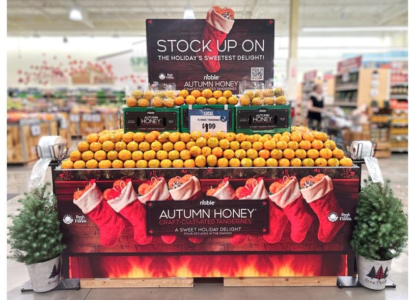 Sprouts Supermarket Chain Display