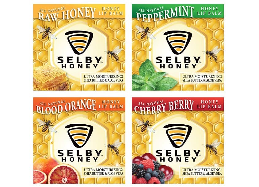 Selby Honey Lip Balm & Display Boxes