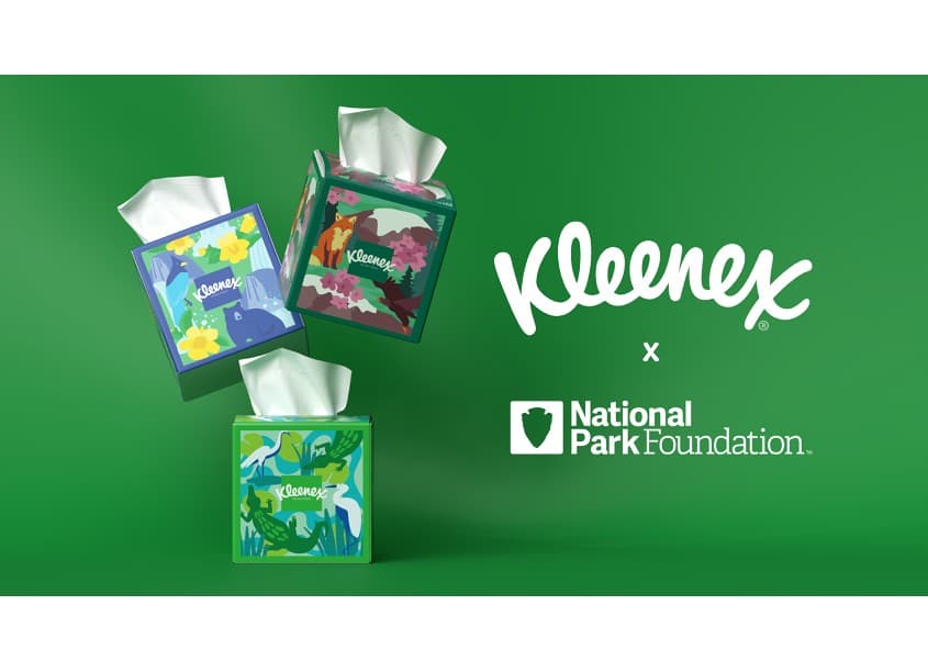 Kleenex and National Park Foundation Limited Edition Earth Day Packaging