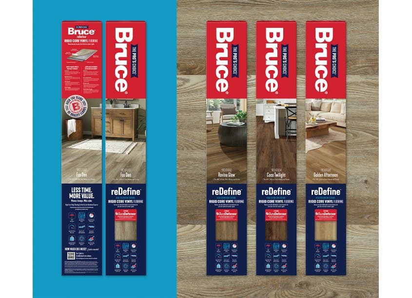 Bruce reDefine Flooring Packaging