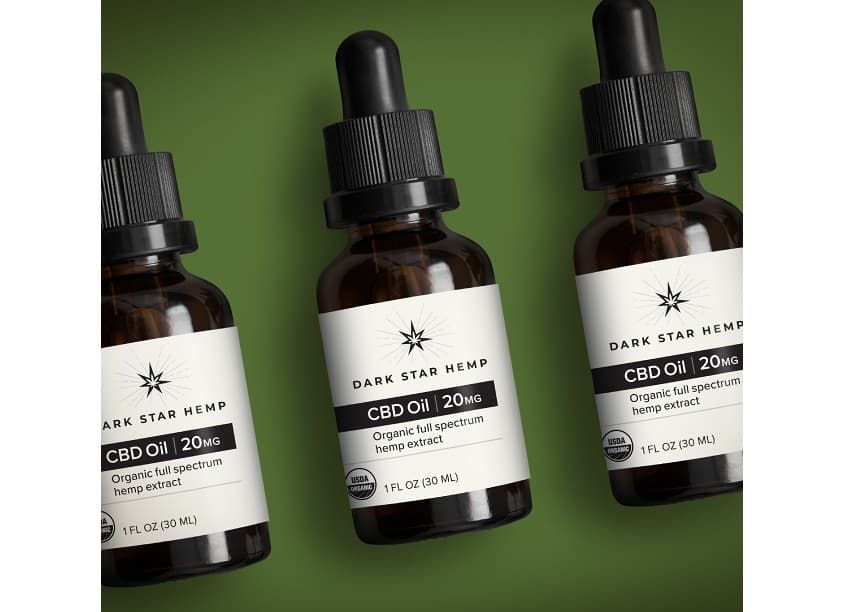 Dark Star Hemp Package and Logo Design