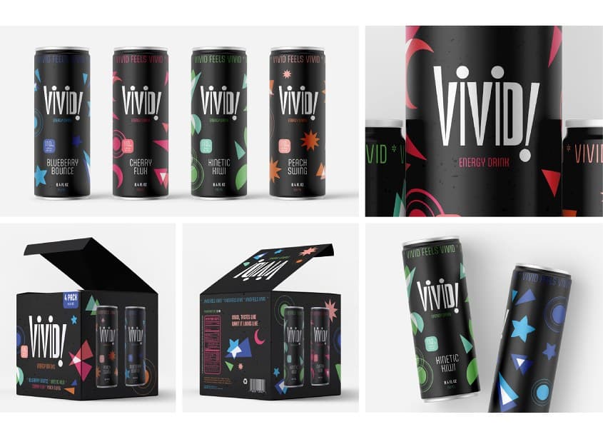 Vivid Energy Drinks