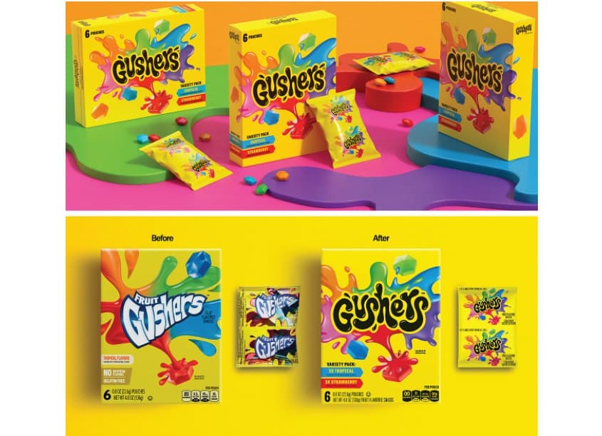 Gushers Packaging - Unleashing a Remixed Brand to Create Hype, Love & True Fandom