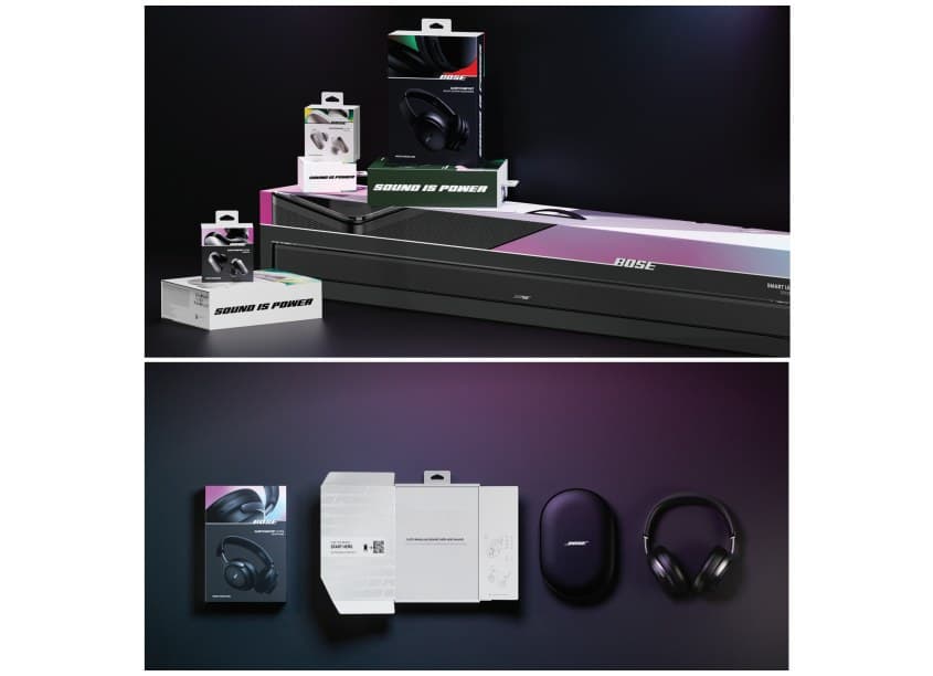 Bose Headphone and Speaker Packaging System