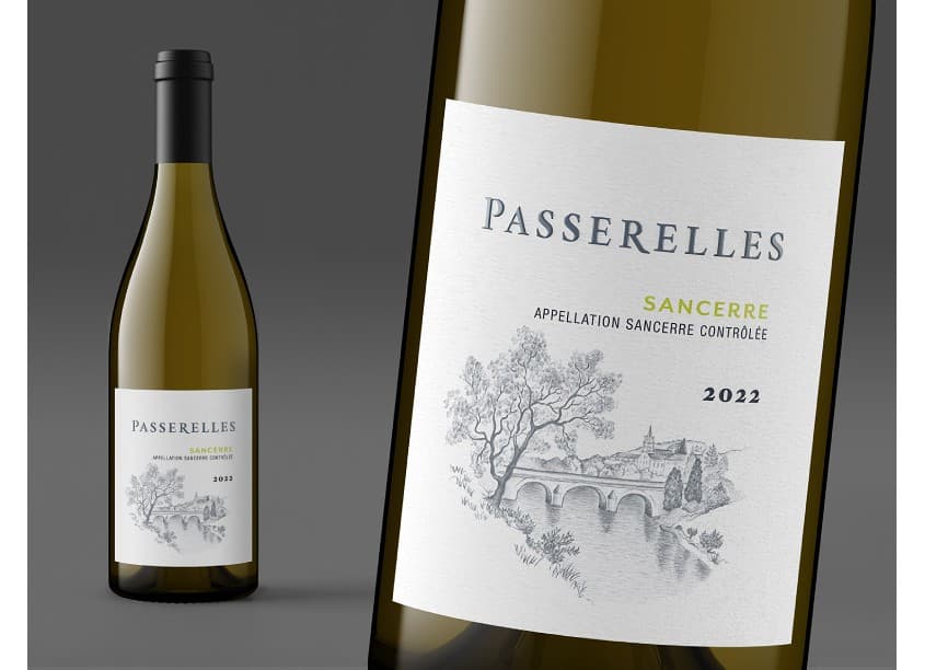 Passerelles Wine Label Design