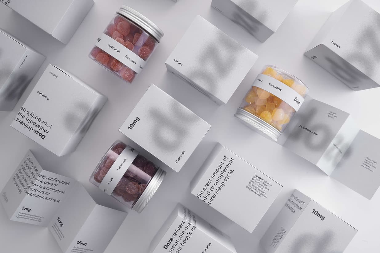 Doze Melatonin Packaging Student Work