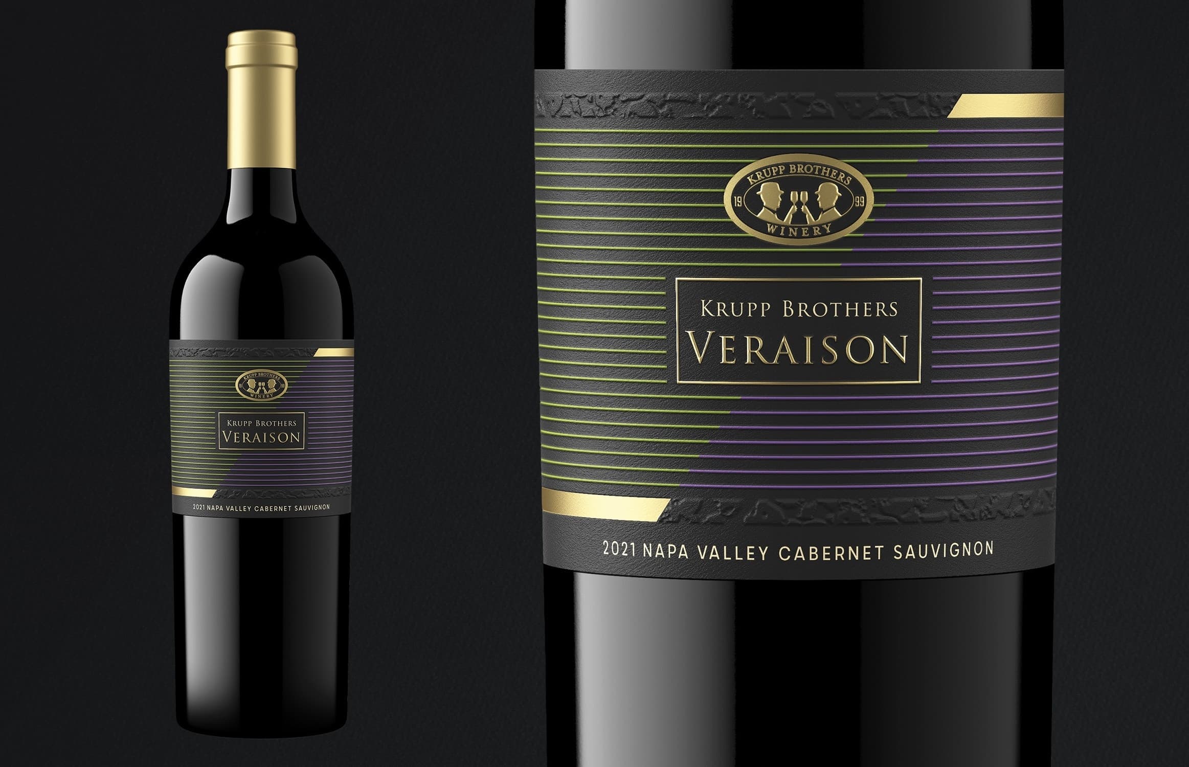 Veraison Wine Label Design