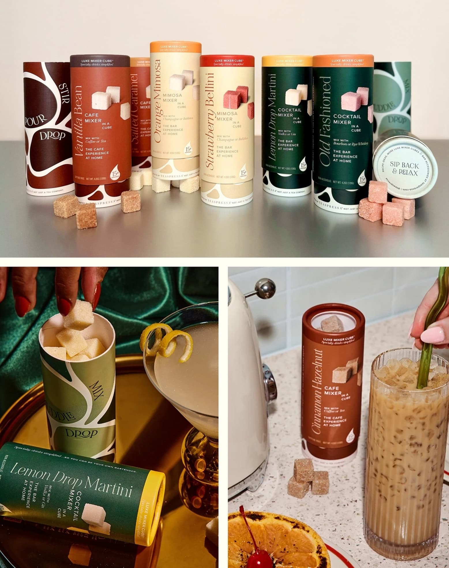 Teaspressa Luxe Mixer Cubes