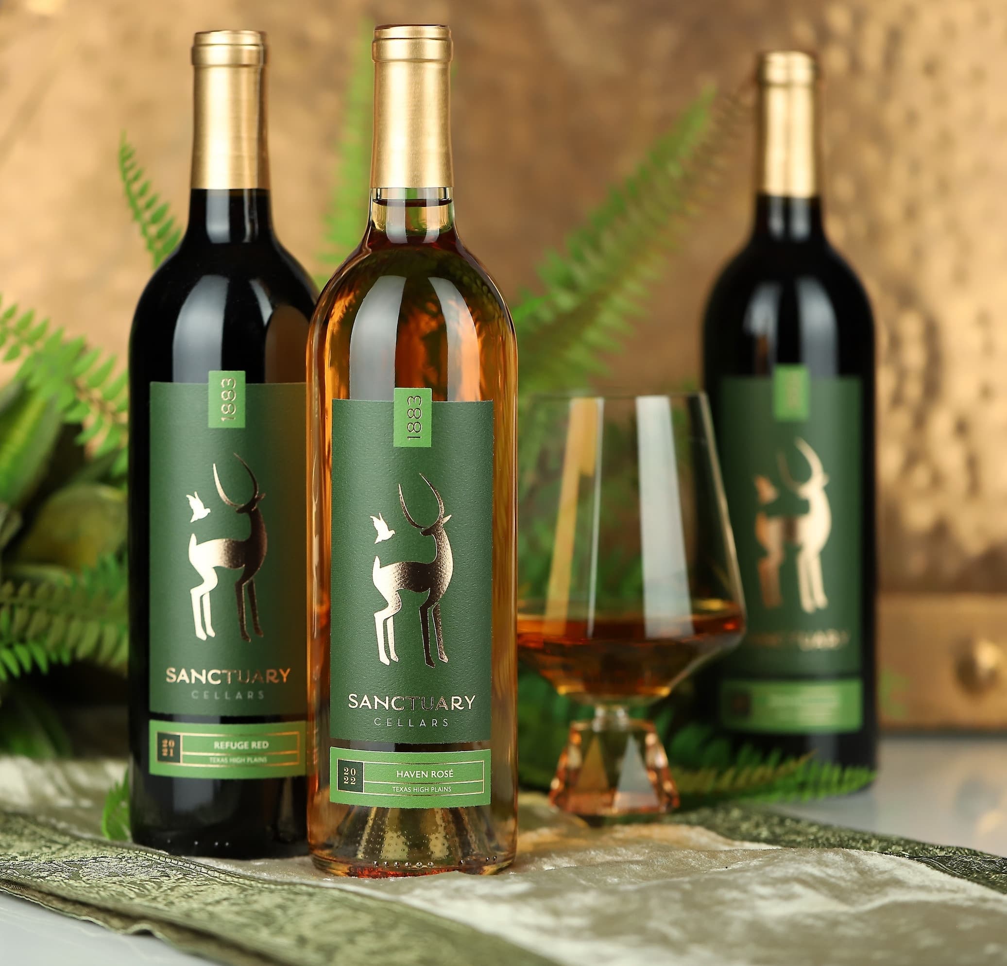 1883 Sanctuary Cellars Package Design