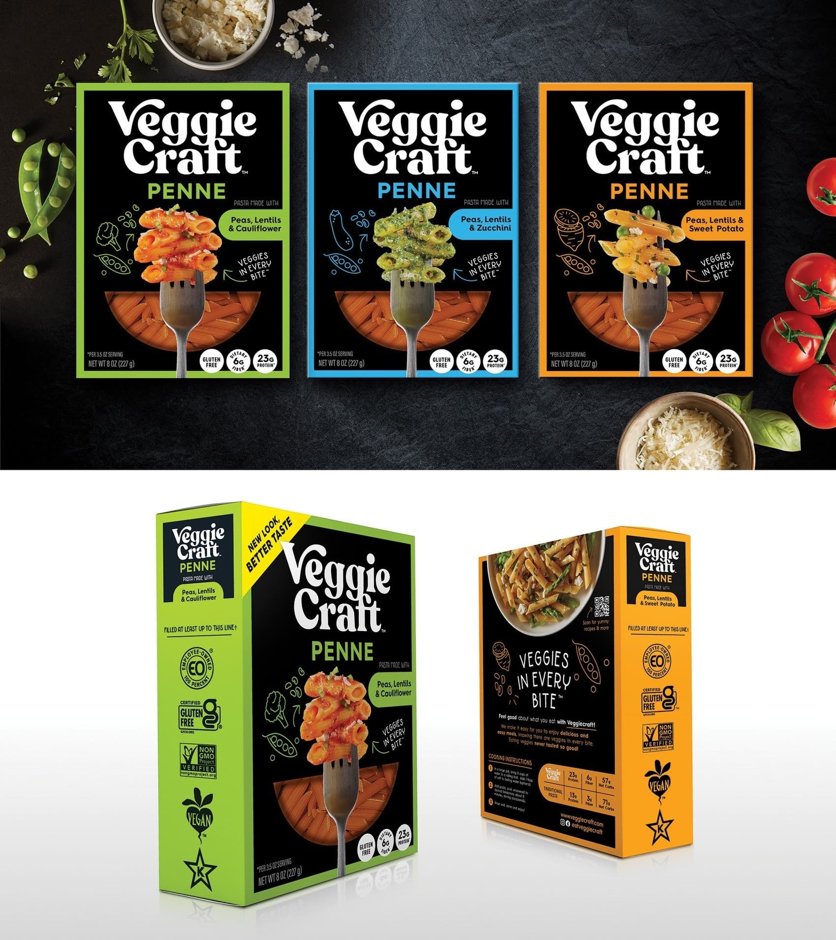 VeggieCraft Package Redesign