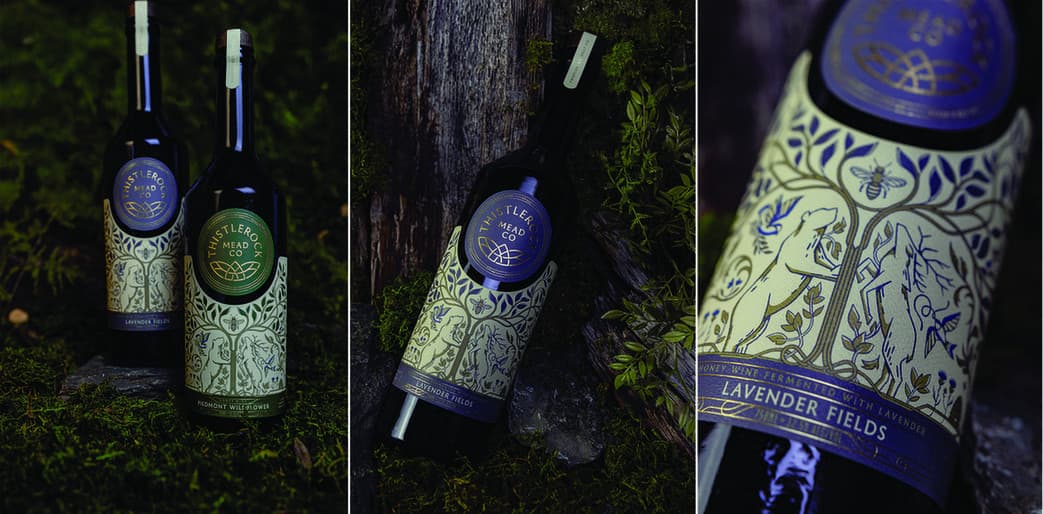 Thistlerock Mead Co. Branding and Sustainable Packaging