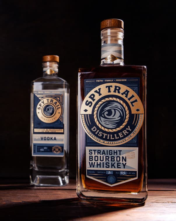 Spy Trail Distillery Branding and Package Design