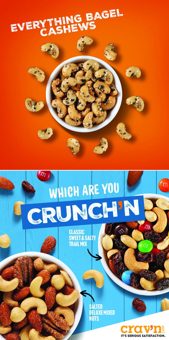 Crav'n Flavor Snack Nuts Campaign