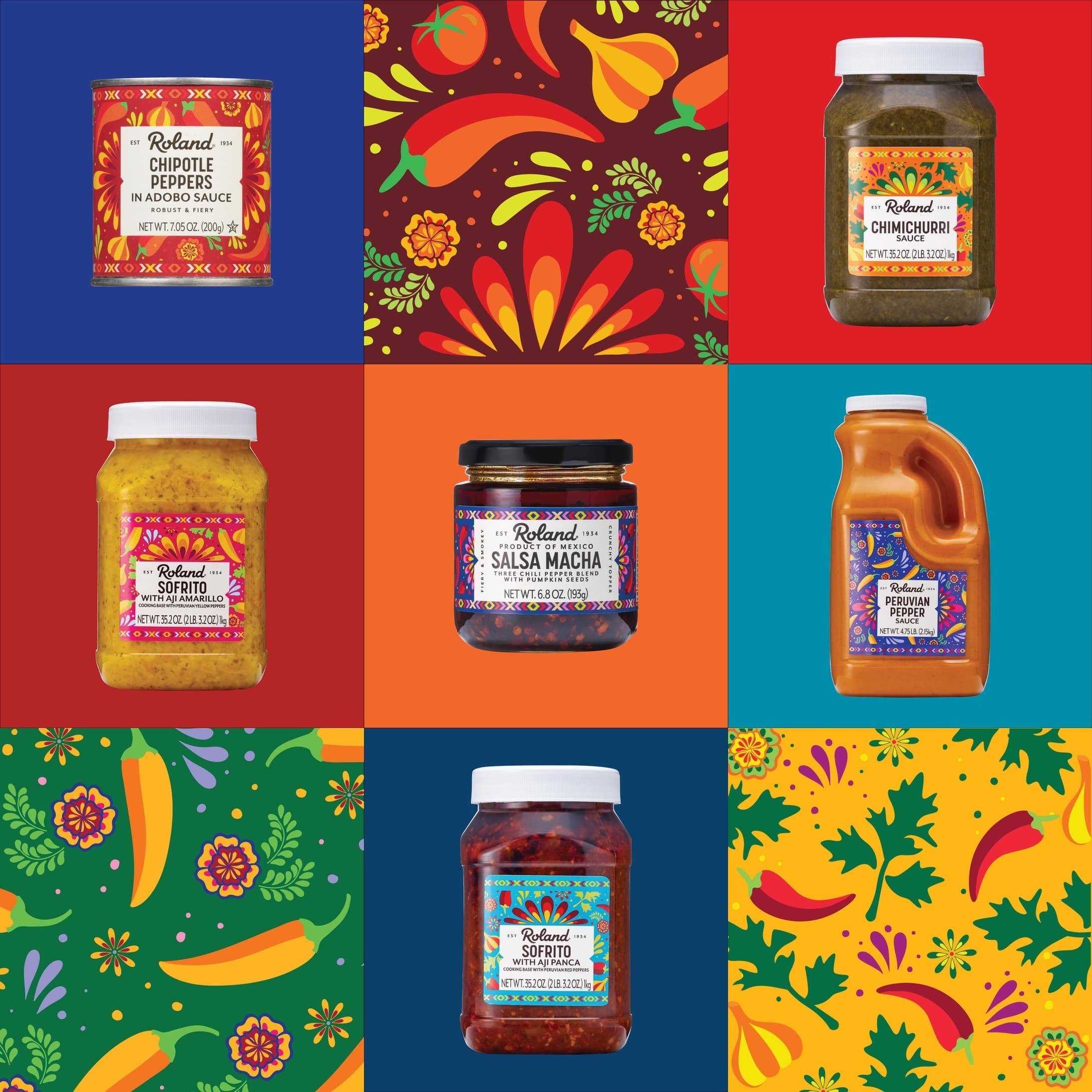 Roland Foods Latin Products Line