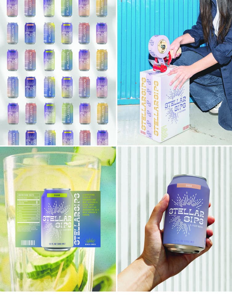 Stellar Sips Full Line Can Design