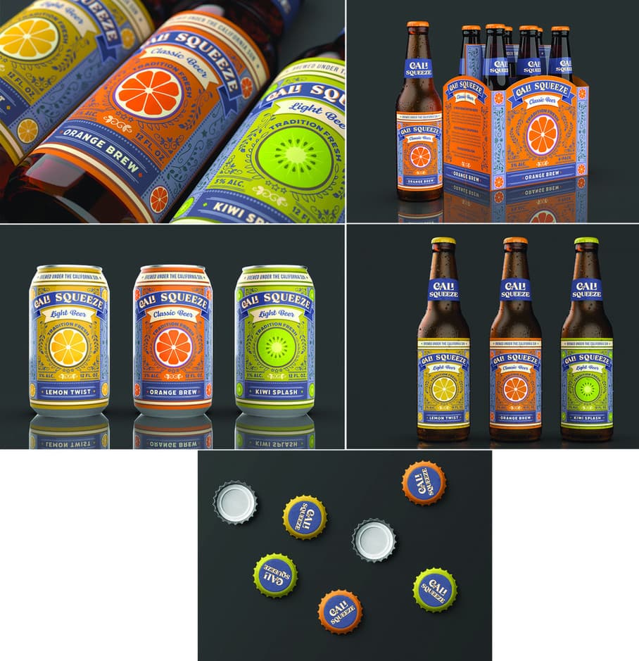 Cali Flavored Beer Packaging