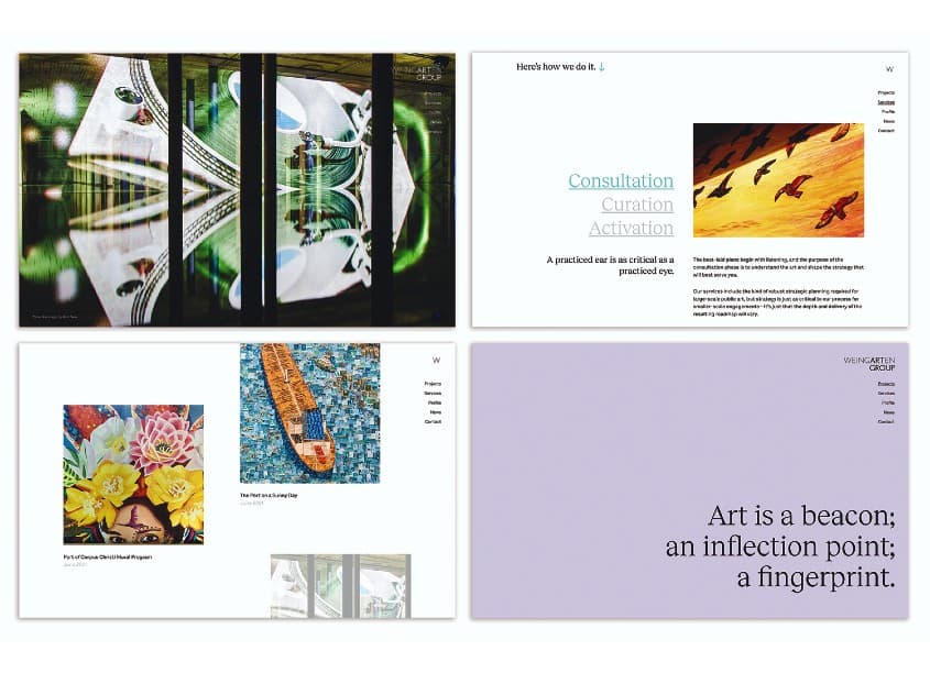 Weingarten Art Group Website