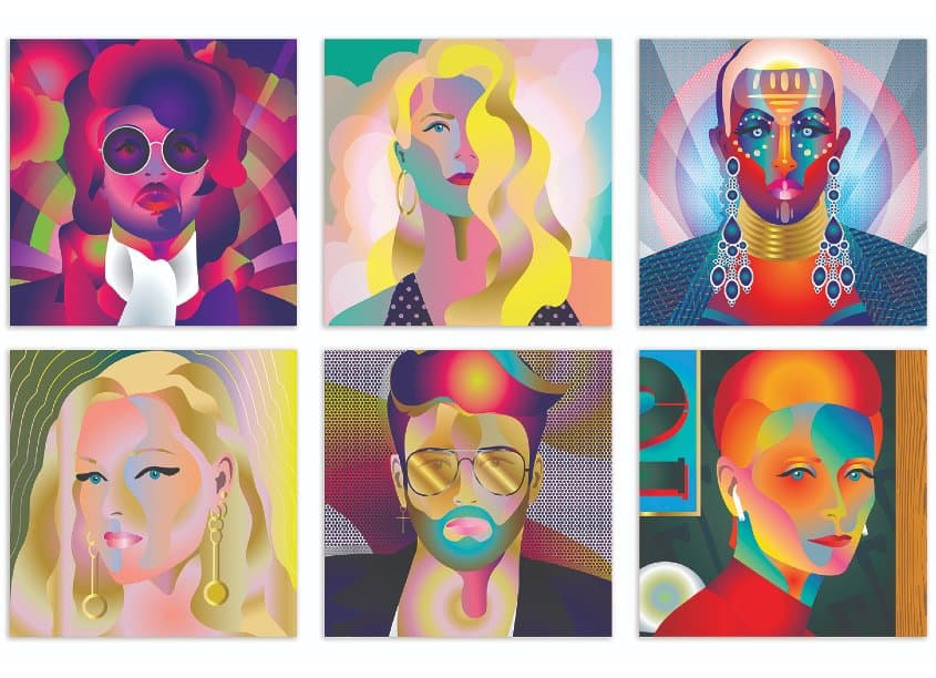 Pop Portraits For Instagram and Facebook