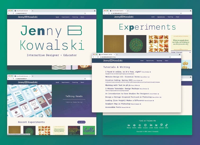 JennyBKowalski.com Portfolio Site