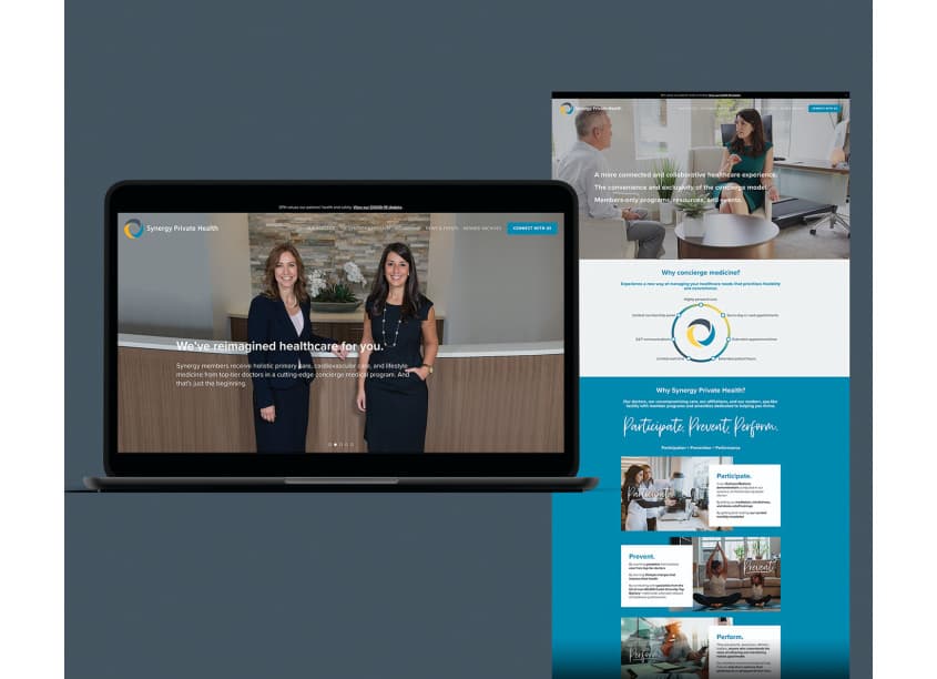 Synergy Private Health Website