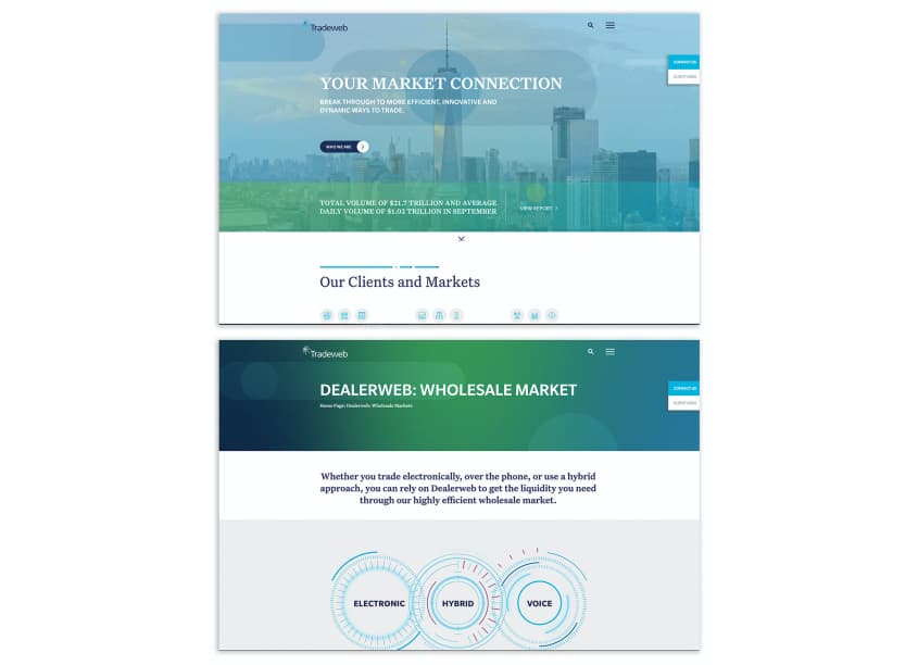 Tradeweb Corporate Website
