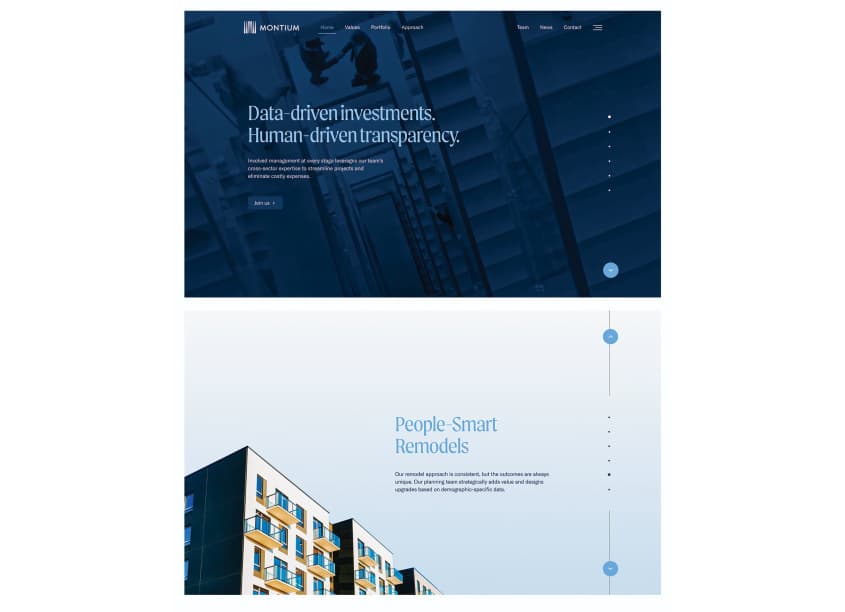 Montium Real Estate Website