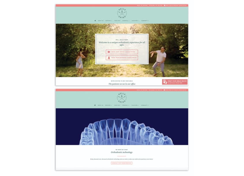 Hello Ortho Website