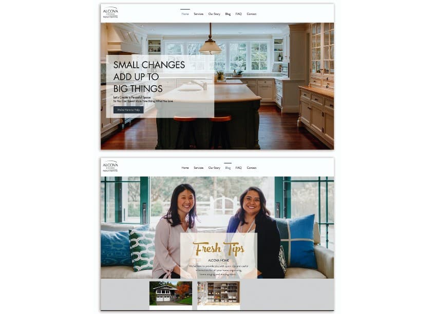 Alcova Home Website